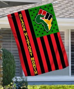 Black History Month. African American Flag THN3745F