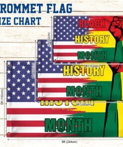 black history month. african american grommet flag thh3742gfv1 6328