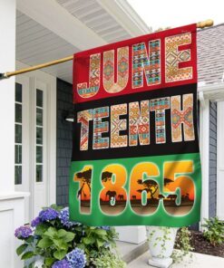 Black History Month Flag Juneteenth 1865 BNN145F