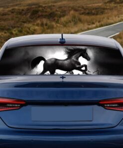 black horse rear window decal qnk02cd 1179