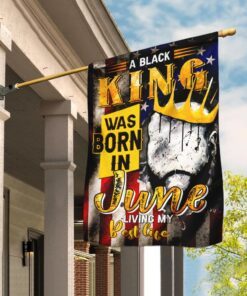 Black King Was Born In June Africa Flag
