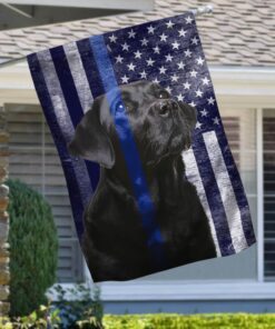 black labrador. the thin blue line american flag thb2220fv6 5972