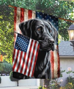 black labrador dog flag pride ntb254f 2479