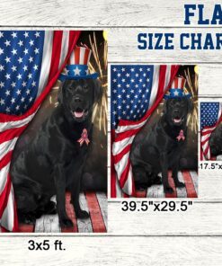 black labrador flag 7th of july black labrador american flag qtr202f 3555