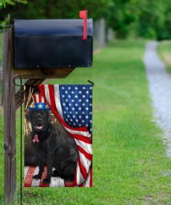 black labrador flag 7th of july black labrador american flag qtr202f 5631
