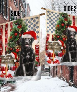 black labrador retriever dog christmas american flag qnn556fv3 7293