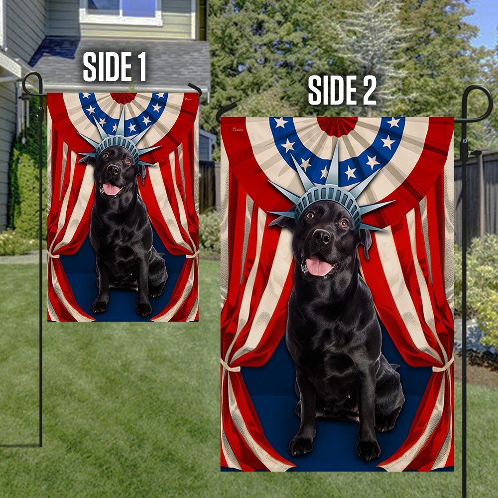 Black Labrador Retriever Flag Happy Independence Day For 4th Of July BNN118Fv5 - Image 6
