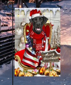 black labrador retriever wrap in glory american christmas flag thh3477fv7 1580