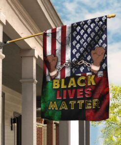 Black Lives Matter African American Flag