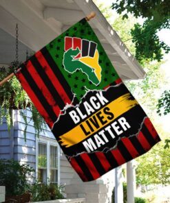 black lives matter flag 8235