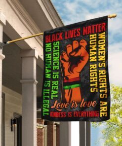 Black Lives Matter Kindness Is Everything Flag