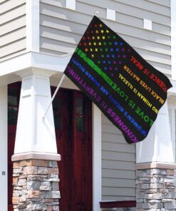 black lives matter love is love flag 8803