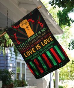 black lives matter no human is illegal flag 4533