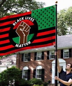 black lives matter no justice no peace african american grommet flag tqn53gfv1 1949