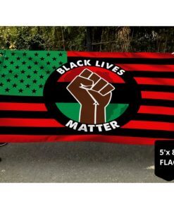 black lives matter no justice no peace african american grommet flag tqn53gfv1 5218