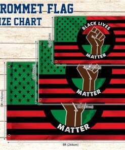 black lives matter no justice no peace african american grommet flag tqn53gfv1 7996
