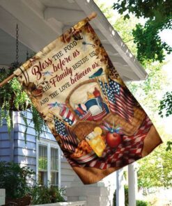 bless us 4th july flag 1192