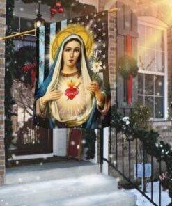 Blessed  Virgin Mary Flag