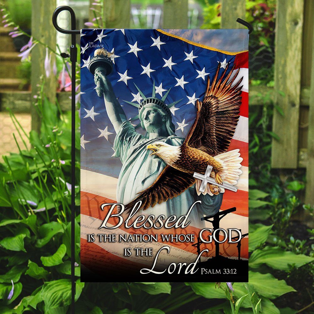 Blessed Is The Nation Whose God Is The Lord Flag LHA1571F - Image 7