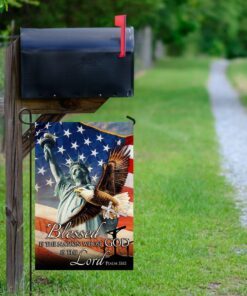 blessed is the nation whose god is the lord flag lha1571f 3888