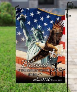 blessed is the nation whose god is the lord flag lha1571f 5690