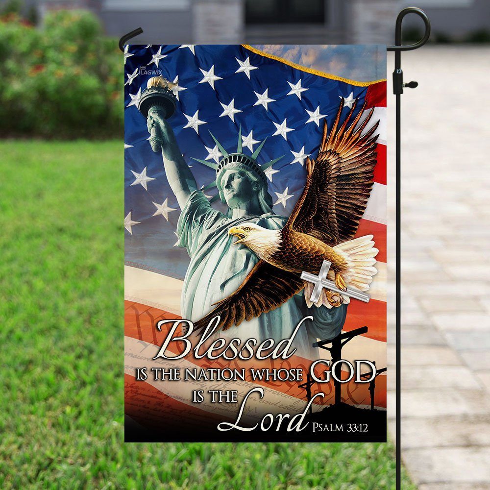 Blessed Is The Nation Whose God Is The Lord Flag LHA1571F - Image 6