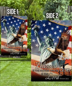 blessed is the nation whose god is the lord flag lha1571f 8842