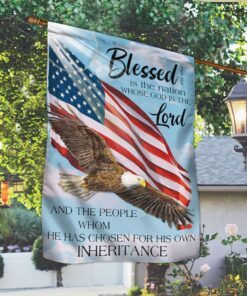 Blessed Is The Nation Whose God Is The Lord Flag LHA1968F