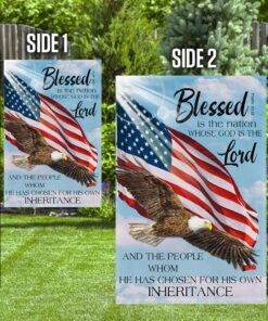 blessed is the nation whose god is the lord flag lha1968f 7973