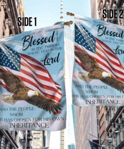 blessed is the nation whose god is the lord flag lha1968f 8358