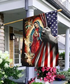 blessed virgin mary flag 2404