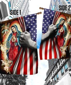 blessed virgin mary flag 2679