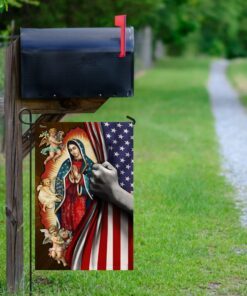 blessed virgin mary flag 5730