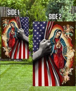blessed virgin mary flag 7706