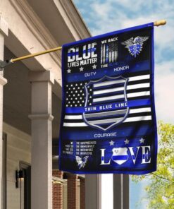 blue lives matter flag 2226