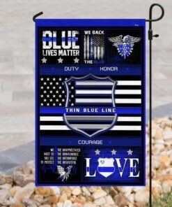 blue lives matter flag 2736