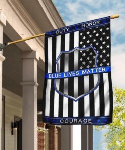 Blue Lives Matter Flag