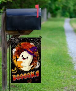 books ghost flagwix™ booooks ghost halloween flag 3159