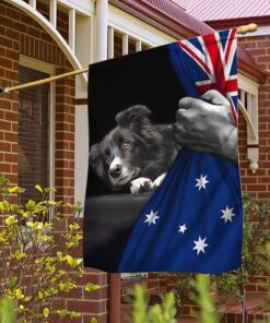 Border Collie Australian Flag TRL1663Fv6
