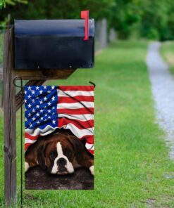 boxer. american patriot flag 3076