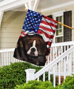 boxer. american patriot flag 6373