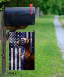 boxer. the thin blue line american us flag 1571