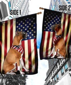 boxer american flag 8441