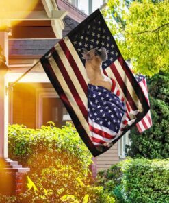Boxer American Patriot Flag