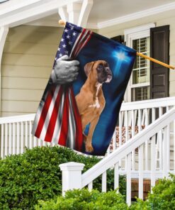 boxer american us flag 2279