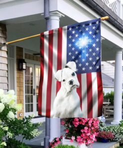 Boxer Christian Cross - American US Flag