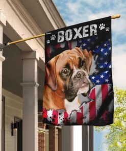 Boxer Dog Flag