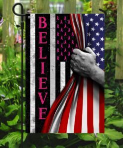 breast cancer american flagwix™ hopefulness flag 3012