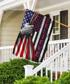 breast cancer american flagwix™ hopefulness flag 5702