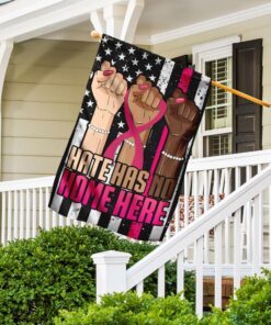 breast cancer awareness hate has no home here flag 3358